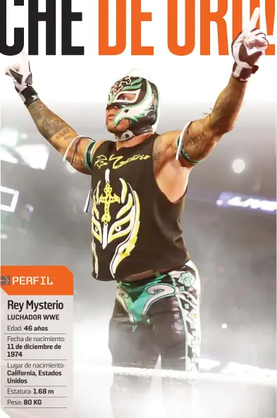  ?? / FOTOS: CORTESÍA WWE ?? Con todo a favor para que Rey Mysterio se proclame campeón de parejas, junto a su hijo