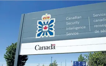  ?? SEAN KILPATRICK/THE CANADIAN PRESS ?? The controvers­ial data-crunching centre run by Canada’s spy agency has long been using personal details gleaned from security clearance forms to help with national security probes — a practice that worries the federal privacy watchdog, newly disclosed...