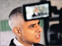  ?? PICTURE: AP ?? Mayor of London Sadiq Khan.