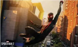  ?? ?? A bigger and better successor … Marvel's Spider-Man 2. Photograph: Sony