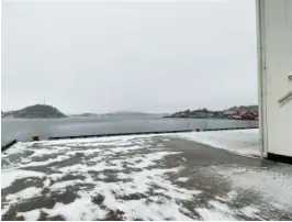  ?? FOTO: STEIN GJULEM ?? VAERHARDT: Ytterst på Torskeholm­en blåser det ofte.