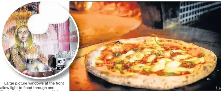  ??  ?? n THEY JUST CRY ‘EAT ME’: The famous pizzas at Santa Maria which began in Ealing and has now opened in Chelsea