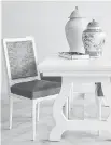  ?? BUNGALOW 5 ?? Scandinavi­an design has influenced the white table trend.