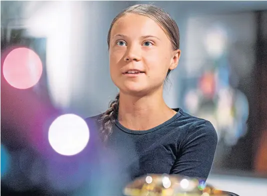  ?? Picture IBL ?? Climate activist Greta Thunberg speaks out in a 2021 interview in Stockholm, Sweden