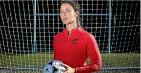  ?? PHILLIP ROLLO/STUFF ?? Emma Rolston has bounced back to make the Football Ferns squad for the Olympics.