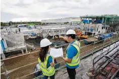  ??  ?? MAYNILAD Water Services, Inc. is ramping up spending on water and wastewater infrastruc­ture projects in 2018.