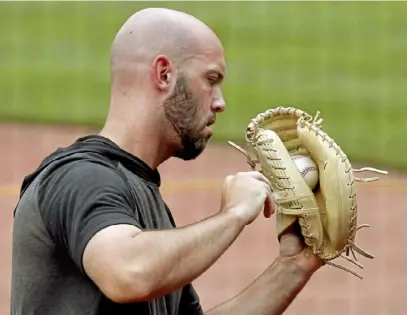  ?? Matt Freed/Post-Gazette ?? Jacob Stallings has seen the way teams have improved how they measure a catcher’s ability to receive pitches since he was coming up through the minors.