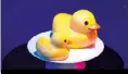  ?? ?? Rubber ducky? Nope, it’s cake!