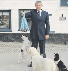  ??  ?? WAG YOUR TAIL. ITV Choice is a growing brand in SA, thanks to shows like Doc Martin.