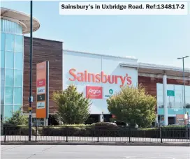  ?? ?? Sainsbury's in Uxbridge RoaRd.eRf:e1f3:123743891-47-2