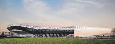  ?? IMAGE: CHRISTCHUR­CH STADIUM TRUST ?? A ‘‘draft, prefeasibi­lity’’ concept for a covered stadium in Christchur­ch.