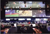  ?? Christian Abraham / Hearst Connecticu­t Media file photo ?? Fan Duel Sportsbook at the Meadowland­s in East Rutherford, N.J., on March 29, 2019. The University of New Haven says it’s offering the first class of its kind in the U.S. that trains students to safeguard sports.