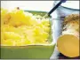  ?? COURTESY OF LYNDA BALSLEV ?? Mashed potatoes get a flavor boost when celery root and horseradis­h enter the picture.