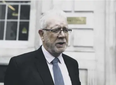  ??  ?? 0 Mike Russell claims the UK government has ‘changed the rules of the game’