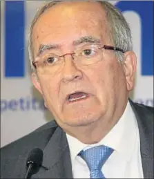  ?? MOLINA J. / ACN ?? Josep González, presidente de Pimec