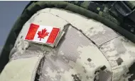  ?? LARS HAGBERG / THE CANADIAN PRESS FILES ?? Canadian military authoritie­s received 111 reports of sexual assault between April 1, 2017, and March 31, 2018, up from 47 such reports received over the previous year.