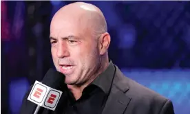 ?? Photograph: Chris Unger/Zuffa LLC ?? Joe Rogan in Phoenix. False rumors about litter boxes were spread by at least 20 candidates and officials, NBC found.