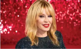  ?? Photograph: Antony Jones/Getty Images ?? Kylie Minogue: Padam Padam is the singer’s highest-charting single since 2014’s Into the Blue.