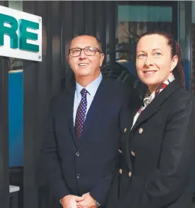  ??  ?? Mark Witheriff and Tania Moore have rejoined CBRE Gold Coast.