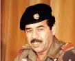 ?? ?? Dittatore in Iraq Saddam Hussein, presidente dal 1979 al 2003. Fu giustiziat­o nel 2006