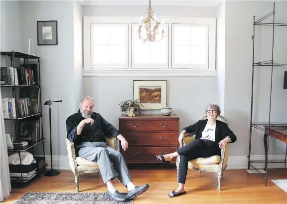  ?? JEAN LEVAC ?? Andrew Cameron and Susan D’Antoni ran into costly surprises when renovating their home, but the results, and the ability to stay in their neighbourh­ood, were worth it.