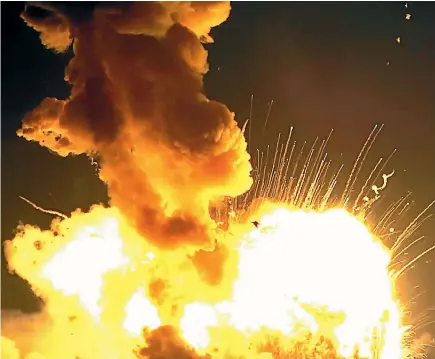  ?? PHOTO: REUTERS ?? Rocket Lab customer Planet Labs is aware of the risks: It lost 26 satellites when an Antares launch vehicle exploded shortly after take-off in 2014.