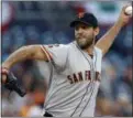  ?? ALEX GALLARDO — THE ASSOCIATED PRESS ?? Madison Bumgarner will start Wednesday’s wild-card game for the San Francisco Giants.