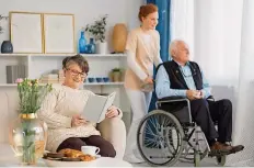  ?? Foto: Photograph­ee.eu - stock.adobe.com ?? Erleichter­ung im Leben: die Pflege zuhause.