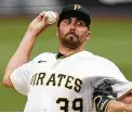  ?? GENE J. PUSKAR/AP ?? Pittsburgh Pirates starting pitcher Zach Thompson delivers during the first inning of the team’s baseball game against the Cincinnati Reds in Pittsburgh, Saturday.