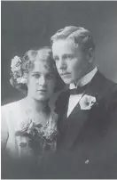  ?? FOTO: UR BOKEN HUGO 1918 ?? Hildur och Väinö Lehmus, omkring år 1912.