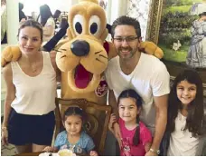  ??  ?? The family that goes to HK Disney together, stays together. Bianca and Juan Elizalde with their bundles of joy!