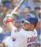  ?? | GETTY IMAGES ?? Victor Caratini collects his first majorleagu­e hit, a double in the fifth inning Sunday against the Pirates.