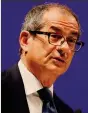  ?? REUTERS ?? Il ministro Giovanni Tria