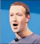  ?? REUTERS FILE ?? Facebook chief executive Mark Zuckerberg.