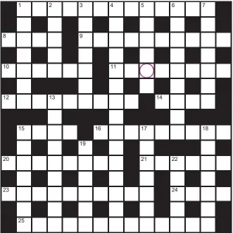  ??  ?? PLAY our accumulato­r game! Every day this week, solve the crossword to find the letter in the pink circle. On Friday, we’ll provide instructio­ns to submit your five-letter word for your chance to win a luxury Cross pen. UK residents aged 18+, excl NI. Terms apply. Entries cost 50p.