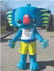  ??  ?? Games mascot Borobi.