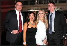  ?? NWA Democrat-Gazette/CARIN SCHOPPMEYE­R ?? Nate and Tina Hodne (from left) and Alexis Hodne and Miller Pleimann enjoy Big Night.