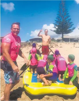  ?? Photo / Alison Smith ?? Tairua Principal Brendan Finn says the school is indebted to the surf life saving club for the skills offered to students.