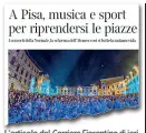  ??  ?? L’articolo del Corriere Fiorentino di ieri sulle iniziative culturali anti movida