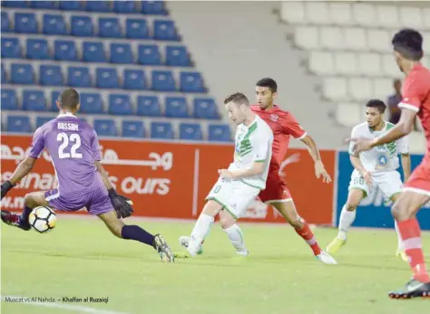  ?? — Khalfan al Ruzaiqi ?? Muscat vs Al Nahda.