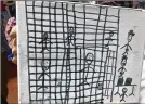  ??  ?? Photo provided by the American Academy of Pediatrics shows a drawing by a migrant child in McAllen, Texas.