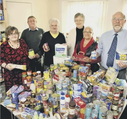  ??  ?? 0 Scotland’s wealth may be at a record high but food banks are here to stay, according to one expert