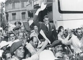  ?? Getty ?? Gamal Abdel Nasser is remembered for his broad programme of progressiv­e reforms