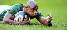  ?? Picture: GALLO IMAGES/STEVE HAAG ?? READY FOR IT: Try machine Makazole Mapimpi will start for the Springboks when they face England at Twickenham in London on Saturday.