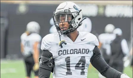  ?? Photo courtesy of CU athletics ?? Junior Chris Miller is expected to start at the Star position this season for Colorado, but has also played corner and practiced at safety.