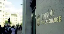 ??  ?? Il London Stock Exchange rileverà la piattaform­a Refinitiv