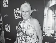  ?? RICHARD SHOTWELL/INVISION/AP, FILE ?? Anne Beatts arrives at the premiere of “Live from New York!” in Los Angeles on June 10, 2015.