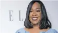  ?? ?? TV PRODUCER and writer Shonda Rhimes.