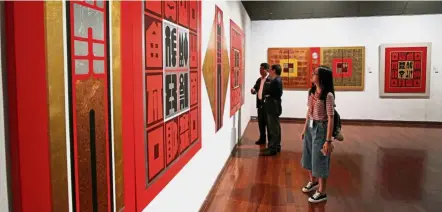  ?? — Photos: KaMaruL arIFFIN/The star ?? The Art Of Liao Shiou-Ping exhibition at the National art Gallery features 77 works by the Taiwan’s Father of Modern Printmakin­g.