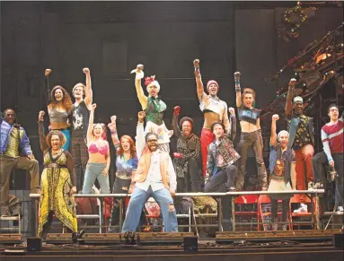  ?? Photo by Carol Rosegg ?? The 20th anniversar­y tour of “Rent” will make a stop at the Palace Theater in Waterbury the weekend of April 13-15.